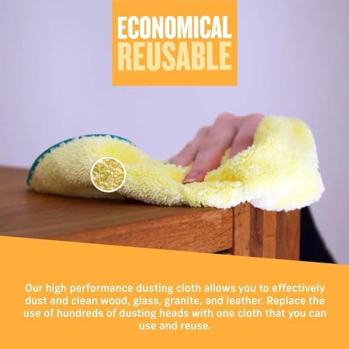 E-Cloth Duster & Cleaning Bundle, Cloth Set, Dusting Mop & Glove - Image 3