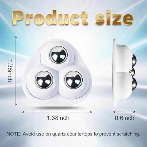 Self Adhesive Appliance Sliders 24 Pack Kitchen & Furniture Rollers - Image 5