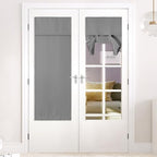 NICETOWN Silver Grey Front Door Curtains Thermal Insulated Window Curtain by NICETOWN