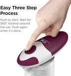 Kitchen Mama Auto 2.0 Electric Can Opener, Burgendy Mist - Image 4