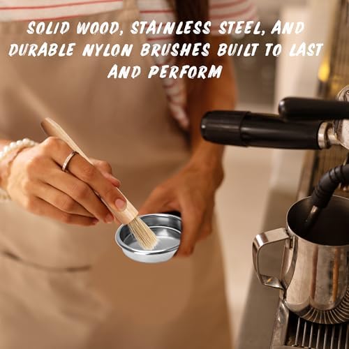 20 Pcs Coffee Machine Cleaning Brush Set Coffee Grinder Brush Espresso Machine Cleaning Barista Home Kitchen Bean Grain Scrub Tool Accessories - Image 4