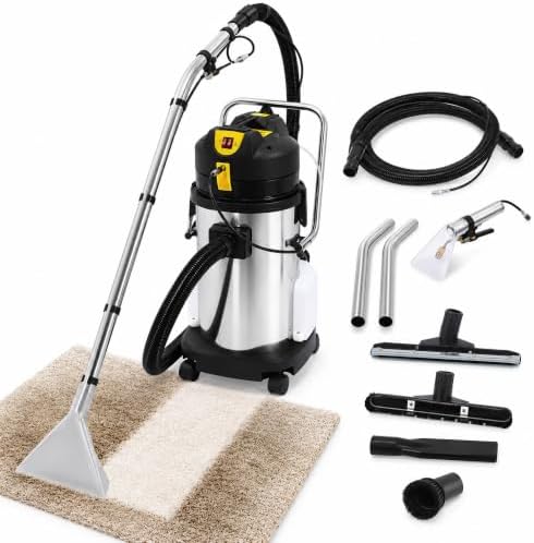 30L Commercial Carpet Cleaner Machine, 1034W Carpet & Upholstery Extractor by Vintoro