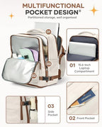 coofay Extra Large Travel Backpack Carry on Flight Approved Mochila De Viaje Personal Item Backpack for Airlines Frontier Airlines Personal Item Bag Backpack for Travel Backpacks for Men Women - Image 4