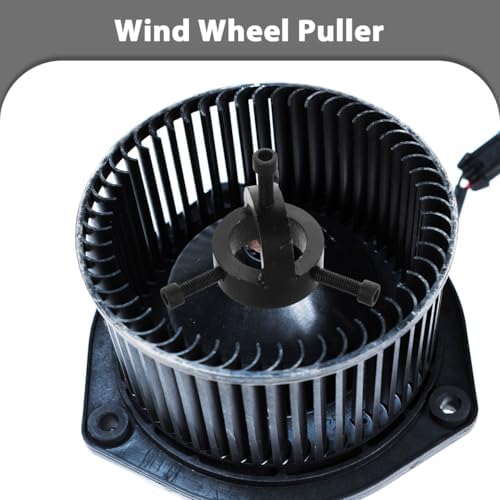 Fan Blade Blower Wheel Puller: Heavy-Duty Steel Impeller Puller & Range Hood Extractor Tool for Kitchen Appliance Repair and Cleaning, Black - Image 6