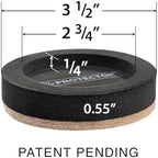 Felt Furniture Sliders for Hardwood Floors X-PROTECTOR 16 PCS 3 ½” - Image 3