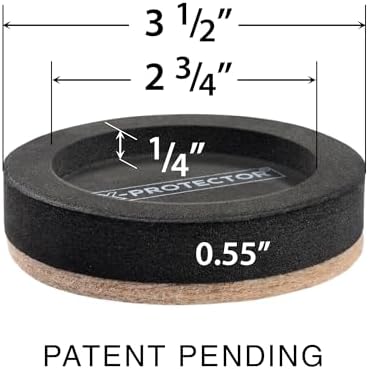 Felt Furniture Sliders for Hardwood Floors X-PROTECTOR 16 PCS 3 ½” - Image 3