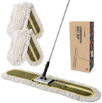 CLEANHOME 36" Commercial Dust Mop for Hardwood, Tiles, Marble Floors, Green by CLEANHOME