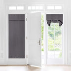 NICETOWN Grey Blackout French Door Curtain for Glass Privacy by NICETOWN