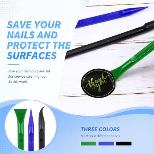 Honoson 9 Pcs Cleaning Scraper Tool Detailing Picks Non Scratch, Multicolor - Image 5
