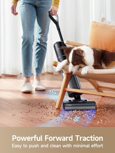 DREAME H12 PRO Vacuum Mop, Wet Dry Vacuum Cleaner for Hard Floor, Vacuum and Mop at The Same Time for Wet & Dry Messes, Auto Self-Cleaning, Edge to Edge Cleaning with Hot Air Drying - Image 6