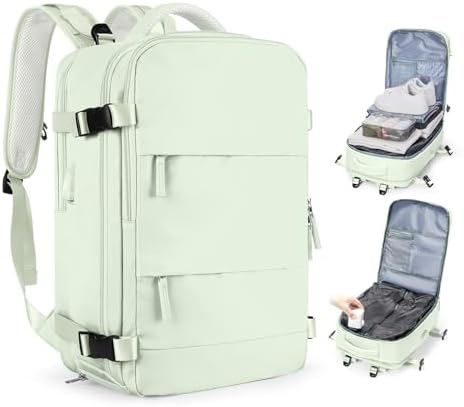 coofay Vacuum Backpack Travel with Pump Vacpack Travel Backpack with Vacuum System Compression Backpacks by coofay