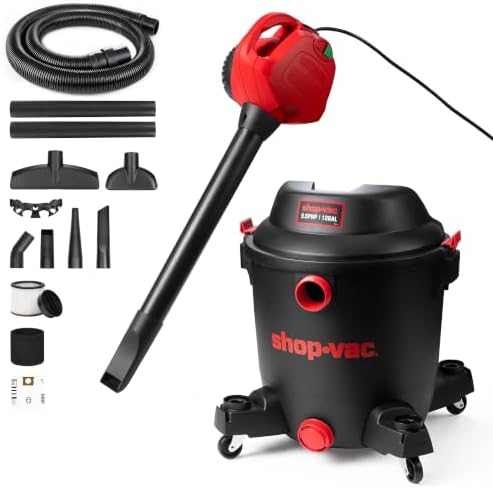 Shop-Vac 12 Gallon 3-in-1 Wet/Dry Shop Vacuum with Detachable Blower 5.5HP by Shop-Vac