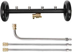 Tool Daily Dual-Function Undercarriage Cleaner 16 Inch, 3 Extension Wand by ToolDaily
