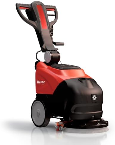 IPC Eagle EM14C Walk Behind Floor Scrubber - 110V-Powered (Red) by IPCbyTennantCompany