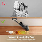 DREAME H12 Pro Gen2 Vacuum Mop, 0 Tangle Wet Dry Vacuum Cleaner, Cordless Vacuum Mop All-in-One for Hard Floors, 180° Lie-Flat Floor Cleaner Machine with 194°F Hot Self-Cleaning, 50Mins Runtime - Image 3