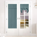 NICETOWN Greyish Blue Front Door Curtains Thermal Insulated Window Curtain by NICETOWN