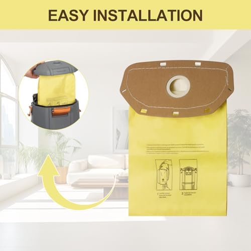 AH10232 Type CB1A Allergen Filtration Backpack Vacuum Bag Fit for Hoover Backpack Vacuum CH34006, CH93600, and CH93619(5 Pack) - Image 5