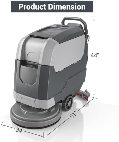 X4 Walk-Behind Commercial Floor Scrubber Machine - Image 2