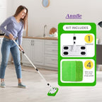 Sweeper Mop System with 4 Reusable Microfiber Mop Pads - Image 5