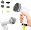 3000mAh Cordless Electric Spin Scrubber for Kitchen Bathroom Car by Saertiloki