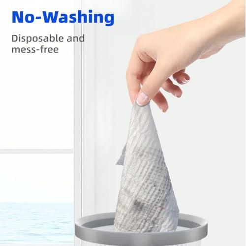 Disposable Dry Sweeping Cloths for KZKR Push Clamp Mop，Compatible with Swiffer Sweeper – 60 Count, 8.6" x 11.8" Refill Pads for Floor Mopping, Dusting & Daily Cleaning (Mop Not Included) - Image 4