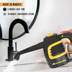 McCulloch MC1230 Handheld Steam Cleaner, 11 Accessories, 10 Min Runtime - Image 3