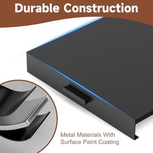 BJADE'S Stove Cover Board - 15"x22"x3" Gas/Electric Range Top Cover with Anti-Slip Feet, Kitchen Organizer & Noodle Board, Black Cooktop Protector for Counter Space Expansion - Image 4