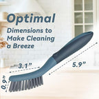 2 Pack Grout Scrub Brush with Stiff Bristles - Image 2