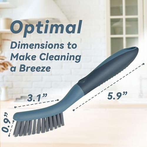 2 Pack Grout Scrub Brush with Stiff Bristles - Image 2
