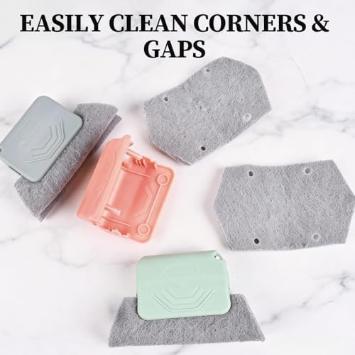 Magic Window Track Cleaner, 2025 Upgraded Window Groove Cleaning Brush Tools Set, Handheld Window Track Cleaner Brushe Tools for Window lides Gaps, Tile Lines Shutter Car Vents (Mix 3Pcs) - Image 4