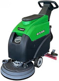 Walk-Behind Commercial Floor Scrubber Machine, 18″ Cleaning Width, Battery Powered Scrubber Dryer with 13 Gal Tanks for Warehouse, Retail & Facility Cleaning (US-TX-SC18) by Texlift