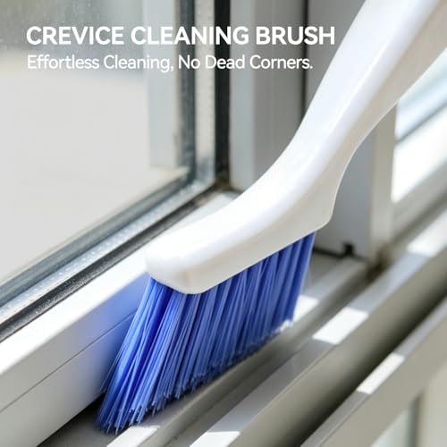 Crevice Cleaning Brush Set for Kitchen & Window Tracks, 4-Piece - Image 5