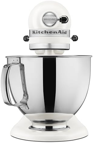KitchenAid Artisan, 5-Qt Tilt Head Stand Mixer, KSM150PS, Porcelain White - Image 2