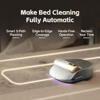 CREATULIZE X1 Robot Bed Vacuum, Automatic Mattress Vacuum Cleaner with Intelligent Path Planning, UV-C Light, HEPA Filter, One-Click 100% Dust & Pet Hair Removal for Bed, Mattress, Sofa, Carpet - Image 2