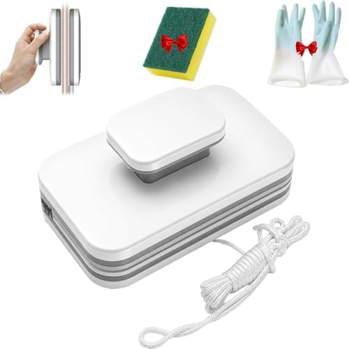 6-In-1 Magnetic Window Cleaner, Double-Sided Glass Cleaning Tool by Unknown