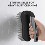 SetSail Scrub Brush, Stiff Bristle Cleaning Scrubber, 2 Pack(Black Grey) - Image 5