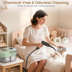 2500W Handheld Steam Cleaner for Home with 16 Accessories - Image 5