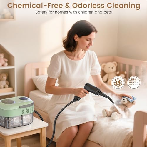 2500W Handheld Steam Cleaner for Home with 16 Accessories - Image 5