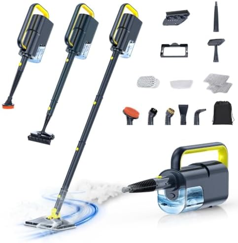10-in-1 Steam Mop, Detachable Handheld Steam Cleaner for Multi-Surface by LABIGO