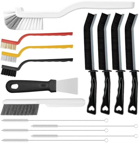 Crevice Cleaning Brush, Multifunctional Grout Brush and Straw Brush, 15 Pcs by AONEZ