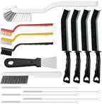 Crevice Cleaning Brush, Multifunctional Grout Brush and Straw Brush, 15 Pcs by AONEZ