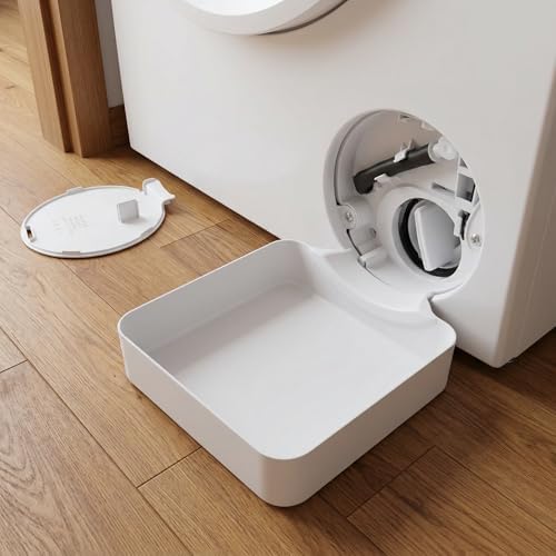 Washing Machine Drain Funnel for Siemens Bosch - Drip Tray for Fluff Filter Cleaning, Prevents Laundry Room Floods, Compatible with BSH Group Models (Bosch, Siemens, Neff, Constructa) - Image 4