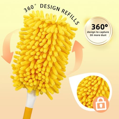 Reusable Chenille Duster Refill Compatible with Swiffer Duster - Image 5