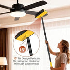 CLDREAM Ceiling Fan Cleaner Duster with Extension Pole 3Ft - Image 4