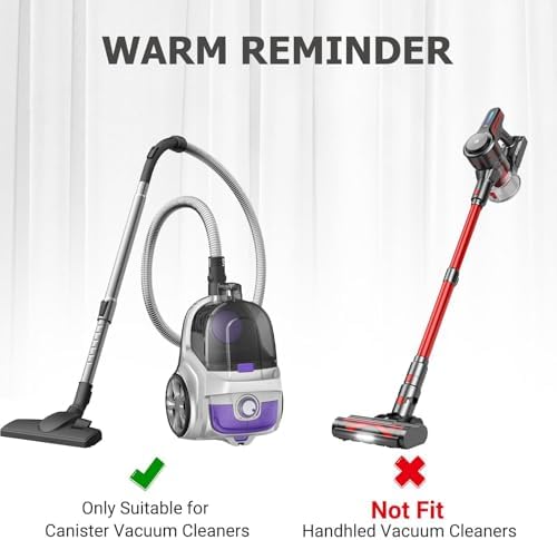 EZ SPARES Ultra-Thin 2cm Vacuum Brush, 1 1/4" Universal Floor Head - Image 7