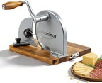 CUSIMAX Manual Bread Slicer for Homemade Sourdough Bread,Hand Crank Bread Slicer with Adjustable Thickness and Stainless Steel Blade,Upgrade Foldable Manual Bread Cutter by CUSIMAX