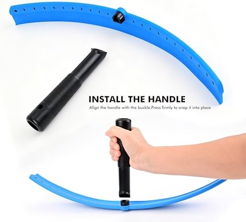 FOSHIO Window Squeegee with 18-Inch Large TPU Blade, All-Purpose Shower Squeegee for Glass Doors, Car Windows, Windshield, PPF Installation, Streak-Free Tile Wall Glass Cleaner Tool - Image 2