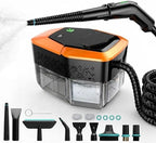 Steam Cleaner for Home & Car – Handheld Steamer for Cleaning with 2500W High Temperature, 3 Modes, 12 Accessories & 1.8L Large Tank, Portable Steam Cleaner for Couch, Grease, Kitchen, Bathroom, Car by Unknown