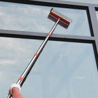 Window Squeegee for Window Cleaning, Squeegee Window Cleaner Tool 2 in 1 Car Window Cleaning Tool with Extension Pole 58‘’ Telescopic Window Washing Equipment, Shower Squeegee for Shower Glass Door - Image 7