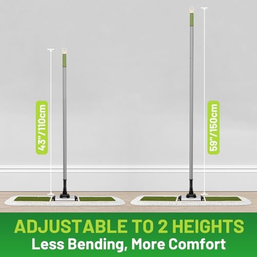 36" Commercial Dust Mop for Janitor: Dust Broom for Hardwood Floor Cleaning - Image 3
